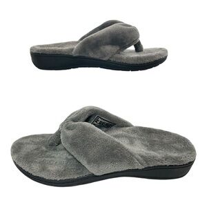 Medical SOLES Seaside Flip Flop Slipper in Gray COMFY Women’s Size W9 NIB